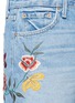Detail View - Click To Enlarge - GRLFRND - 'Cindy' floral embroidered denim shorts