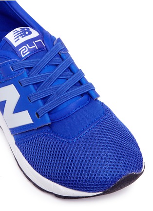 Detail View - Click To Enlarge - NEW BALANCE - '247' mesh panel stretch lace kids sneakers
