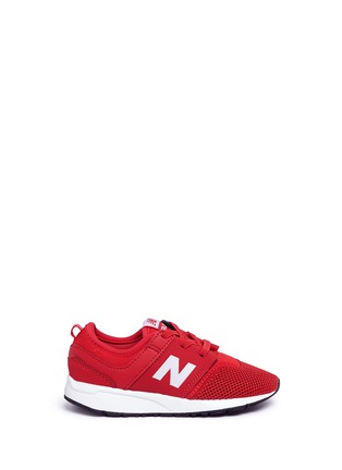 Main View - Click To Enlarge - NEW BALANCE - '247' mesh panel stretch lace kids sneakers