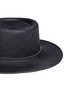 Detail View - Click To Enlarge - CLYDE - 'Telescope' leather strap Panama straw hat