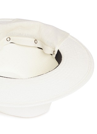 Detail View - Click To Enlarge - CLYDE - 'Shade' detachable neck shade Panama hat