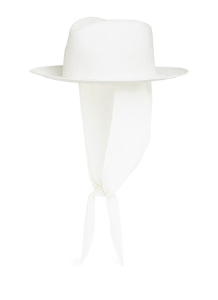 Figure View - Click To Enlarge - CLYDE - 'Shade' detachable neck shade Panama hat