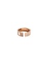 Main View - Click To Enlarge - DAUPHIN - 'Disruptive' diamond 18k rose gold three tier ring