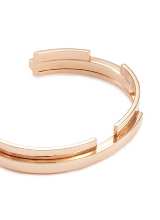Detail View - Click To Enlarge - DAUPHIN - 'Volume' 18k rose gold three tier cuff