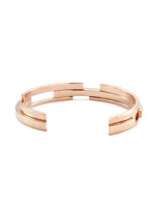 Figure View - Click To Enlarge - DAUPHIN - 'Volume' 18k rose gold three tier cuff