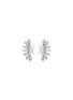 Main View - Click To Enlarge - DAUPHIN - Diamond 18k white gold cage clip earrings