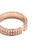 Detail View - Click To Enlarge - DAUPHIN - Diamond 18k rose gold open ring