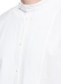 Detail View - Click To Enlarge - UMA WANG - 'Martino' round bib piqué shirt
