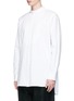 Front View - Click To Enlarge - UMA WANG - 'Martino' round bib piqué shirt