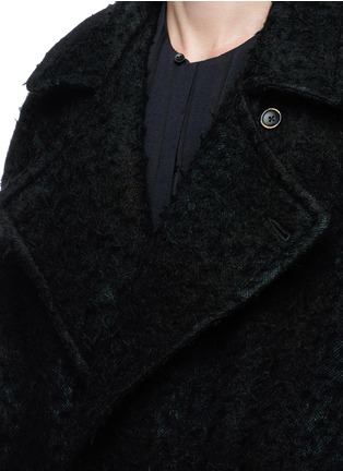 Detail View - Click To Enlarge - UMA WANG - 'Ezra' brushed oversized twill coat