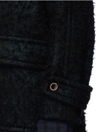Detail View - Click To Enlarge - UMA WANG - 'Ezra' brushed oversized twill coat