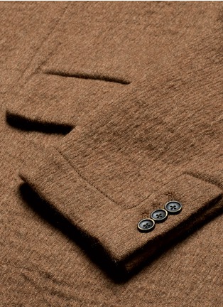 Detail View - Click To Enlarge - UMA WANG - 'Giovanni' brushed virgin wool coat