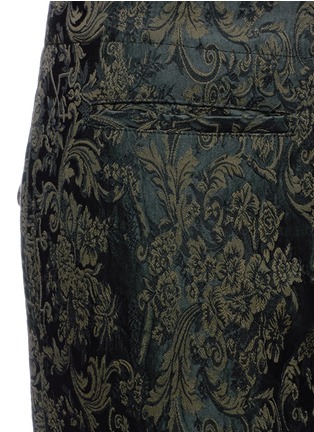 Detail View - Click To Enlarge - UMA WANG - 'Tokyo' floral jacquard relaxed fit pants