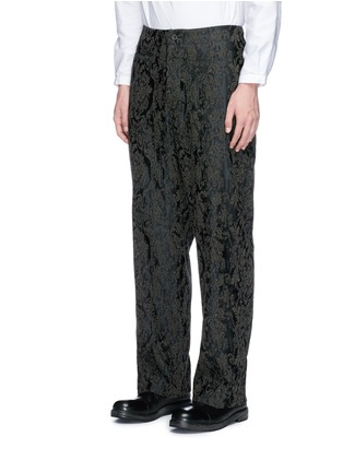 Front View - Click To Enlarge - UMA WANG - 'Tokyo' floral jacquard relaxed fit pants