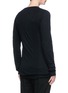 Back View - Click To Enlarge - UMA WANG - Textured stripe wool-cotton sweater