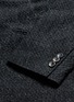 Detail View - Click To Enlarge - UMA WANG - 'Rafichi' pinstripe slub hopsack soft blazer