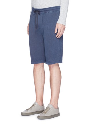 Front View - Click To Enlarge - JAMES PERSE - Garment dyed French terry sweat shorts