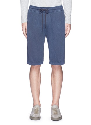 Main View - Click To Enlarge - JAMES PERSE - Garment dyed French terry sweat shorts