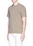 Front View - Click To Enlarge - JAMES PERSE - Brushed jersey Henley shirt