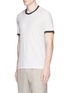 Front View - Click To Enlarge - JAMES PERSE - Slub cotton-linen ringer T-shirt