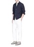Figure View - Click To Enlarge - JAMES PERSE - Cotton lawn shirt