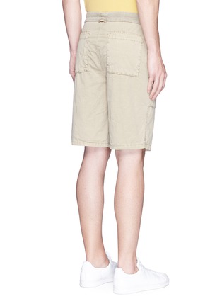 Back View - Click To Enlarge - JAMES PERSE - Cotton poplin cargo shorts