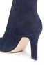Detail View - Click To Enlarge - GIANVITO ROSSI - 'Daryl' sculpted heel suede ankle boots