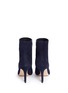 Back View - Click To Enlarge - GIANVITO ROSSI - 'Daryl' sculpted heel suede ankle boots