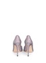 Back View - Click To Enlarge - GIANVITO ROSSI - 'Gianvito' holographic lamé pumps
