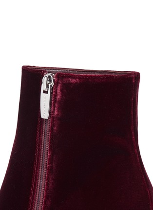 Detail View - Click To Enlarge - GIANVITO ROSSI - 'Rolling' velvet boots