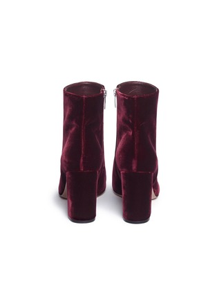 Back View - Click To Enlarge - GIANVITO ROSSI - 'Rolling' velvet boots