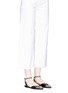 Figure View - Click To Enlarge - TABITHA SIMMONS - 'Vera Rose' embroidered linen skimmer flats