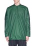 Main View - Click To Enlarge - 74024 - Oversized pocket stretch windbreaker top