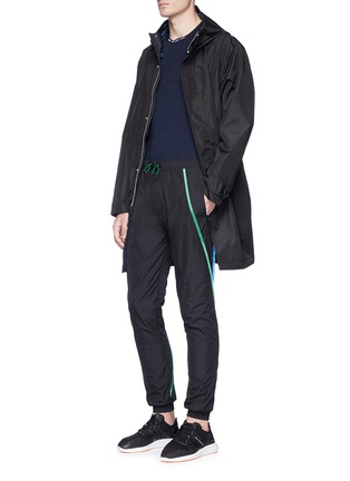 Figure View - Click To Enlarge - 74024 - Contrast trim track pants