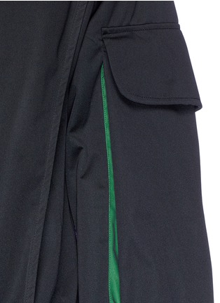 Detail View - Click To Enlarge - 74024 - Contrast seam oversized pocket track jacket