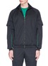 Main View - Click To Enlarge - 74024 - Contrast seam oversized pocket track jacket
