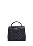 Detail View - Click To Enlarge - VINTAGE CHANEL - Kelly caviar leather top handle bag