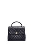 Main View - Click To Enlarge - VINTAGE CHANEL - Kelly caviar leather top handle bag