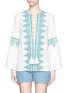 Main View - Click To Enlarge - TALITHA - 'Noor' embroidery lace-up tunic