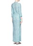 Back View - Click To Enlarge - TALITHA - 'Moroccan Jaya' print pompom cotton-silk drawstring maxi dress