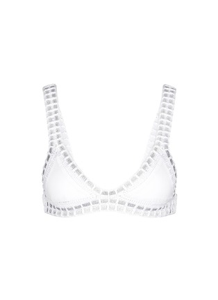 Main View - Click To Enlarge - KIINI - 'Valentine' hand crochet triangle bikini top