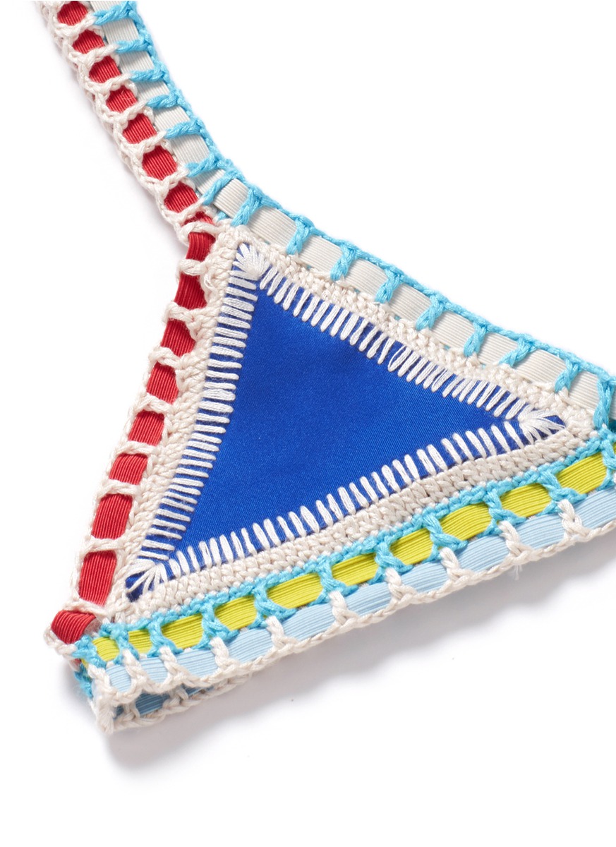 KIINI 'Tuesday' Hand Crochet Triangle Bikini Top