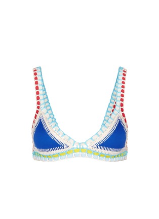 Main View - Click To Enlarge - KIINI - 'Tuesday' hand crochet triangle bikini top