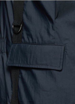 Detail View - Click To Enlarge - WOOYOUNGMI - Grosgrain trim cotton blend coach jacket