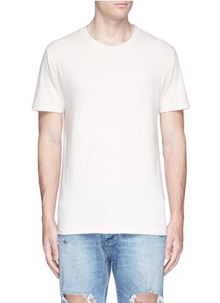 Main View - Click To Enlarge - SIMON MILLER - 'Layne' slub silk-cotton T-shirt