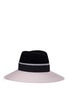 Main View - Click To Enlarge - MAISON MICHEL - 'Kate' colourblock rabbit furfelt fedora hat