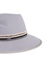 Detail View - Click To Enlarge - MAISON MICHEL - 'Virginie' beaded ribbon rabbit furfelt fedora hat