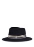 Figure View - Click To Enlarge - MAISON MICHEL - 'André' beaded knit furfelt trilby hat