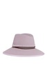 Main View - Click To Enlarge - MAISON MICHEL - 'Kate' beaded knit ribbon furfelt fedora hat