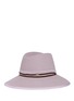 Figure View - Click To Enlarge - MAISON MICHEL - 'Kate' beaded knit ribbon furfelt fedora hat
